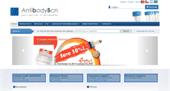 Desktop Screenshot of antibodybcn.com